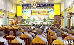 Giáo hội Phật giáo tỉnh Tiền Giang khai mạc Lễ Phật đản 2024