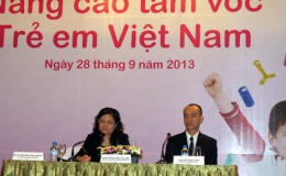 Việt Nam có khoảng 1 triệu trẻ em bị suy dinh dưỡng