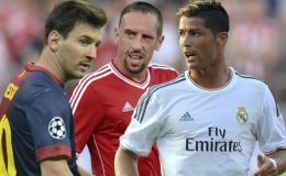 Ribery sợ mất bóng Vàng vào tay Messi và CR7