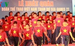 Lễ xuất quân đoàn Thể thao Việt Nam tham dự SEA Games 27