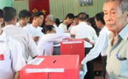 Đến 13 giờ hôm nay, Tiền Giang có gần 90% cử tri đã đi bỏ phiếu