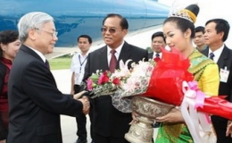 Tổng Bí thư, Chủ tịch Quốc hội Nguyễn Phú Trọng thăm tỉnh Savannakhet