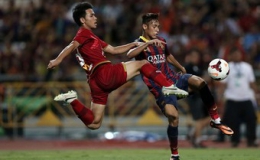 Neymar – Messi lập công, Barca ghi 7 bàn vào lưới Thái Lan