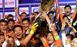 Đội bóng Ninh Bình giành Siêu Cup quốc gia