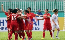 Asian Cup nữ 2014: Đội Việt Nam thắng đẹp trận ra quân