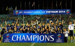 ĐT nữ Nhật Bản giành ngôi vô địch Asian Cup 2014
