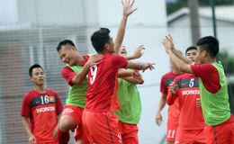 Đội tuyển Việt Nam chuẩn bị cho trận giao hữu gặp Myanmar