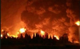 Trung Quốc: Cháy lớn do vỡ đường ống dẫn dầu