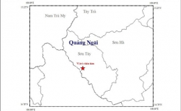 Lại xảy ra động đất ở Quảng Ngãi