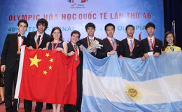 Hình ảnh đẹp của bạn bè quốc tế đến Việt Nam thi Olympic Hóa học