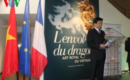 Triển lãm “Rồng bay – Nghệ thuật Cung đình Việt Nam” tại Pháp