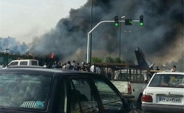 Iran rơi máy bay hàng chục người thiệt mạng