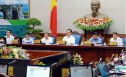 Chính phủ họp phiên thường kỳ tháng 8/2014