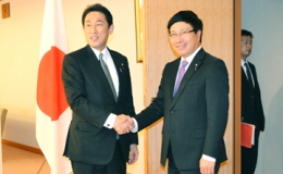 Bộ trưởng Ngoại giao Nhật Bản thăm Việt Nam