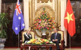 Chủ tịch QH Nguyễn Sinh Hùng hội đàm với Chủ tịch Hạ viện Australia
