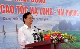 Thủ tướng phát lệnh khởi công đường cao tốc nối Hạ Long-Hải Phòng