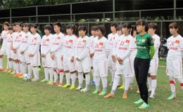 Đội tuyển bóng đá nữ Việt Nam lên đường đi Trung Quốc