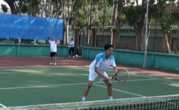 Thi đấu giao hữu quần vợt kỷ niệm Ngày Nhà giáo Việt Nam năm 2014.