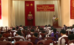 Hội nghị sơ kết công tác xét tặng, truy tặng danh hiệu Nhà nước “Bà mẹ Việt Nam Anh hùng”.