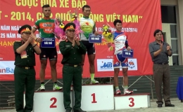 Nguyễn Thành Tâm về nhất chặng 4 cuộc đua xe đạp Xuyên Việt 2014
