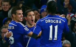Drogba lập công, Chelsea thắng tưng bừng trước Tottenham