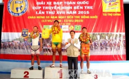 Giải đua xe đạp nam toàn quốc: Tay đua Hà Thanh Tâm giành áo vàng chung cuộc