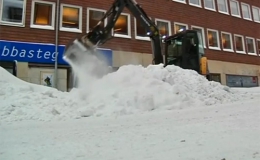 Tuyết rơi tại Thụy Điển dày nhất 50 năm qua