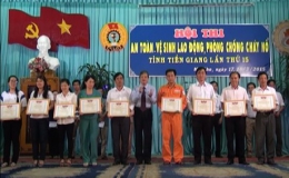 Bế mạc hội thi An toàn vệ sinh lao động, phòng chống cháy nổ tỉnh Tiền Giang lần thứ 15 năm 2015