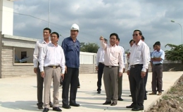 Chủ tịch UBND tỉnh khảo sát công trình trường THPT Chuyên Tiền Giang và đường Lê Văn Phẩm