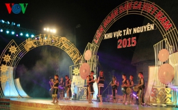 Khai mạc Liên hoan dân ca Việt Nam năm 2015 khu vực Tây Nguyên