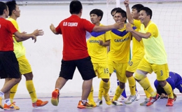 Xác định tám đội vào vòng trong Giải Futsal quốc gia 2015