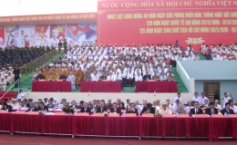 Long trọng tổ chức lễ mít tinh kỷ niệm 40 năm giải phóng Miền Nam, thống nhất đất nước