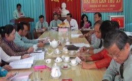 Đại hội Chi bộ Ủy ban Mặt  trận Tổ quốc Việt Nam tỉnh Tiền Giang – Nhiệm kỳ 2015- 2020