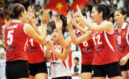 Giải bóng chuyền nữ vô địch châu Á 2015 khởi tranh từ ngày 20/5