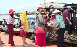 Lượng khách du lịch đến Tiền Giang tăng mạnh trong 6 ngày nghỉ lễ