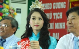 Hoa hậu Đặng Thu Thảo làm giám khảo “Hoa khôi ĐBSCL 2015”