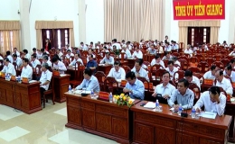 Tỉnh ủy Tiền Giang sơ kết thực hiện nhiệm vụ chính trị  6 tháng đầu năm