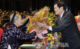 Chủ tịch nước Trương Tấn Sang dự Chương trình giao lưu nghệ thuật “Khát vọng đoàn tụ”
