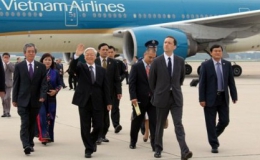 Hình ảnh Tổng Bí thư Nguyễn Phú Trọng đến Washington DC, Hoa Kỳ