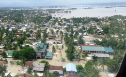 Tiếp tục công tác cứu trợ nhân đạo cho nạn nhân lũ lụt tại Myanmar
