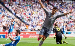 Ronaldo ghi 5 bàn giúp Real Madrid đại thắng Espanyol