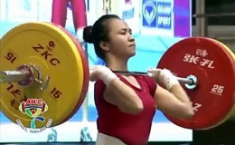 Vương Thị Huyền giành 2 huy chương Vàng tại giải Vô địch Cử tạ châu Á 2015