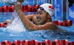Ánh Viên giành Huy chương vàng tại Đại hội thể thao quân sự thế giới 2015