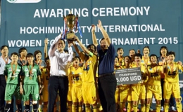 TPHCM vô địch giải bóng đá nữ quốc tế TPHCM năm 2015