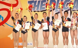 Việt Nam thắng lớn tại Giải vô địch Aerobic châu Á 2015