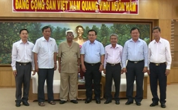 Đồng chí Phạm Thế Duyệt thăm Tiền Giang