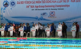262 VĐV tham dự Giải bơi vô địch Đông – Nam Á
