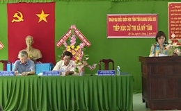 Đoàn đại biểu Quốc hội đơn vị tỉnh Tiền Giang tiếp xúc cử tri huyện Cái Bè