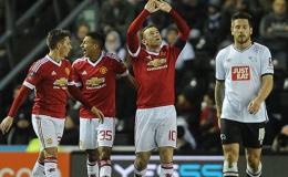 Rooney ghi bàn, MU đánh bại Derby County