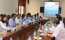 Phái đoàn Hội đồng Thành phố Petaling Jaya của Malaysia đến thăm và làm việc tại tỉnh Tiền Giang